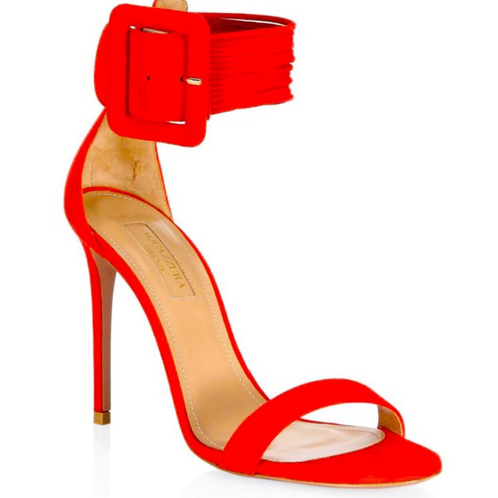 Aquazzura Casablanca showstopping heels! Designer, made in Italy,purchased @Saks